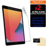 2x For Apple iPad 9 10.2" 2021 9th Generation CLEAR Screen Protector Guard Cover