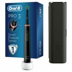 ORAL-B PRO 3 3500 Black Edition, Cross Action Electric Toothbrush + Case