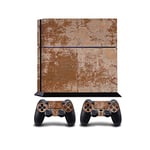 Rusted Metal Print PS4 PlayStation 4 Vinyl Wrap/Skin/Cover for Sony PlayStation 4 Console and PS4 Controllers