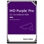 WD Surveillance Purple PRO 12TB 3.5 Internal HDD SATA3 - 256MB Cache - Designed for advanced AI-enabled recorders - video analytics servers and deep learning solutions requiring additional capacity - 5 Years warranty