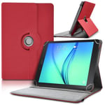 Etui de Protection et Support (Dimensions 27,5cm x 19cm), Rouge pour Lenovo Tab 10-X103F 10,1 pouces