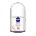 NIVEA Extra Whitens 48Hr. Deodorant Roll On For Plucking Tightens Pores 12ml