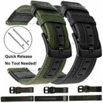 For Samsung Watch 42 46mm Gear S3 S2 Leather Nylon Strap Wrist Band Bracelet Uk