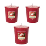 3 Pack Yankee Candle Votive Unwrap The Magic Scented 15 Hours Home Fragrance 49g