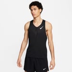 Nike Dri-FIT Advanced Aeroswift Singlet XXL Herr Svart - Lätt och Sval för Löpning