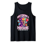 Nietzsche's Mustache Beyond Good And Evil Quote Philosophy Tank Top