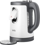 LAICA Dual Flo Electric Kettle - One-Cup Fast Boil Hot Water Dispenser -...