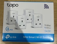 TP-Link Mini Smart Wi-Fi Tapo P100 Socket Smart Plug Wifi Outlet (Four Pack)