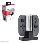 Kmd Pour Manettes Joy-Con Nintendo Switch : Socle Dock Chargeur Station De Recharge Avec Câble Usb Type-C