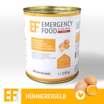 Convar Emergency Food Chicken Egg Yolk 270g | Frystorkad mat | Basvaror | Lång hållbarhet | High Protein