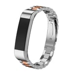 Fitbit Alta rostfritt stål klockarmband - Rosa guld / Silver