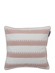 Embroidery Striped Sham Home Textiles Cushions & Blankets Cushions Pink Lexington Home