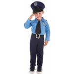 Kostume til børn Muskuløs politimand (4 Dele) 7-9 år