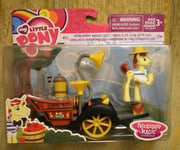 My Little Pony Super Squeezy 6000 Cart Wagon + Small Pony  Set By Hasbro Friends