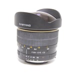 samyang Used Samyang 8mm f/3.5 Asph IF MC Fisheye CS II DH Lens - Nikon