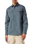 Fjallraven Men's Singi Trekking M Long Sleeved T shirt, Dusk, XS UK