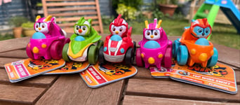 Top Wing Mini Racers Figure Toy Playset Bundle Cars Penny Rod Brody Swift NEW