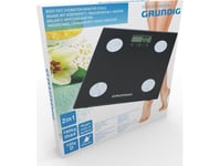 Grundig - Elektronisk Badrumsvåg, Viktanalys, Bmi, Upp Till 180 Kg