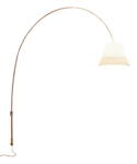 Luceplan - Lady Costanza Golvlampa/Vägglampa (Med dimmer, Alu, Vit)