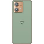 Motorola Edge 40 Neo Transparent Mobilskal Hjärta