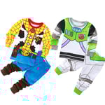 Toy Story Buzz Lightyear Woody Pyjamas för pojkar Buzz Light Year 4-5 Years