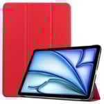 SKALO iPad Air 13 (2024) Trifold Fodral - Röd Röd