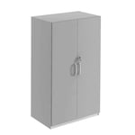 deNord Design Hylla med dörrar 3-plan monterad grå