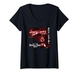Womens Attack on Titan Season 4 Eren Titan Collage V-Neck T-Shirt