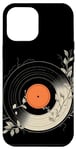 Coque pour iPhone 15 Pro Max Disque vinyle Melody in Nature DJs disque de musique son LP