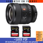 Sony FE 24mm f/1.4 GM + 2 SanDisk 32GB UHS-II 300 MB/s + Guide PDF ""20 TECHNIQUES POUR RÉUSSIR VOS PHOTOS