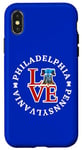 Coque pour iPhone X/XS Philadelphia City of Brotherly Love Park Philly Liberty Bell