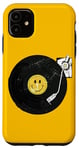 iPhone 11 Happy Hardcore Vinyl Record Deck Acid House Ravers Case