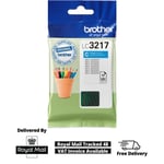 Original Brother LC3217 Cyan Ink Cartridge for MFC-J5330DW MFC-J6530DW