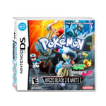 Pokemon Kaizo Black 2 & White 2 Nds Jeu De Cartes De Jeu Pokémon Rpg En Boîte Anglais, Pour Nds, Ndsl, Ndsi, 2ds, 2dsxl, 3ds, 3dsxl, New3ds