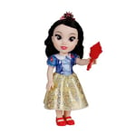Disney Princess Snow White Fashion Doll, 14” / 35cm Tall Doll with Royal Reflection Eyes Includes Shimmery Platinum Holofoil Printed Removable Dress, Shoes, Tiara and Brush, Perfect for Girls Ages 3+