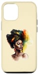 iPhone 14 Pro Vibrant Afro Beauty Juneteenth Black Freedom Black History Case