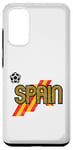 Coque pour Galaxy S20 Ballon de football Euro rétro Espagne