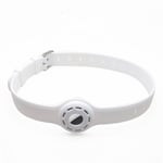 Apple AirTag Hundhalsband i silikon, vit