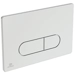 Ideal Standard R0115AA OLEAS™ M1 Plaque de Commande WC Mécanique Double Flux Chrome Déclenchement Chasse d'Eau pour WC Suspendu