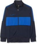 Nike B NK Dry ACDMY TRK JKT I96 K Veste Garçon, Obsidian/Game Royal/Game Royal, FR : M (Taille Fabricant : M)