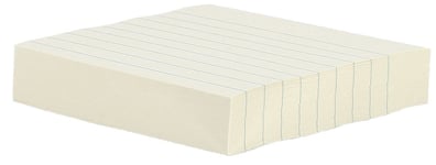 Clas Ohlson Notisblock med linjerade ark 101 x 101 mm