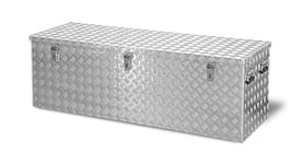 Kraftig aluminiumskasse I Støv og sprutsikker I Gummibelagte håndtak (Størrelse: 375L)