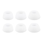 6 Pairs Silicone Ear Tips for Huawei FreeBuds Pro Earphones Ear Plug L/M/S White