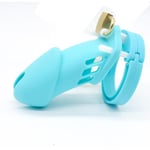 The Predator Blue Silicone Chastity Cage