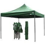 MaxxGarden Tente de Réception 3x3 m - 9m² - Easy-up avec structure en acier - Tonnelle de jardin - Barnum - Pliable - Protection UV 50+ - Avec sac de