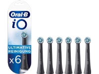 Oral-B iO Series Ultimate Clean Tandborsthuvuden - Svart - 6-pack