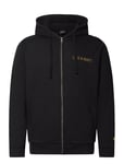 Lyle & Scott Collegiate Full Zip Hoodie Svart