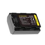 Nitecore NP-FZ100 Batterie pour Appareil Photo Sony NP-FZ100, Compatible avec de Nombreux modèles d'appareils Photo