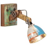 Vägglampa industriell stil flerfärgad rund E27