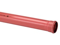 Avloppsrör Ø400x3000mm Sn8 Pvc M/Manschett
